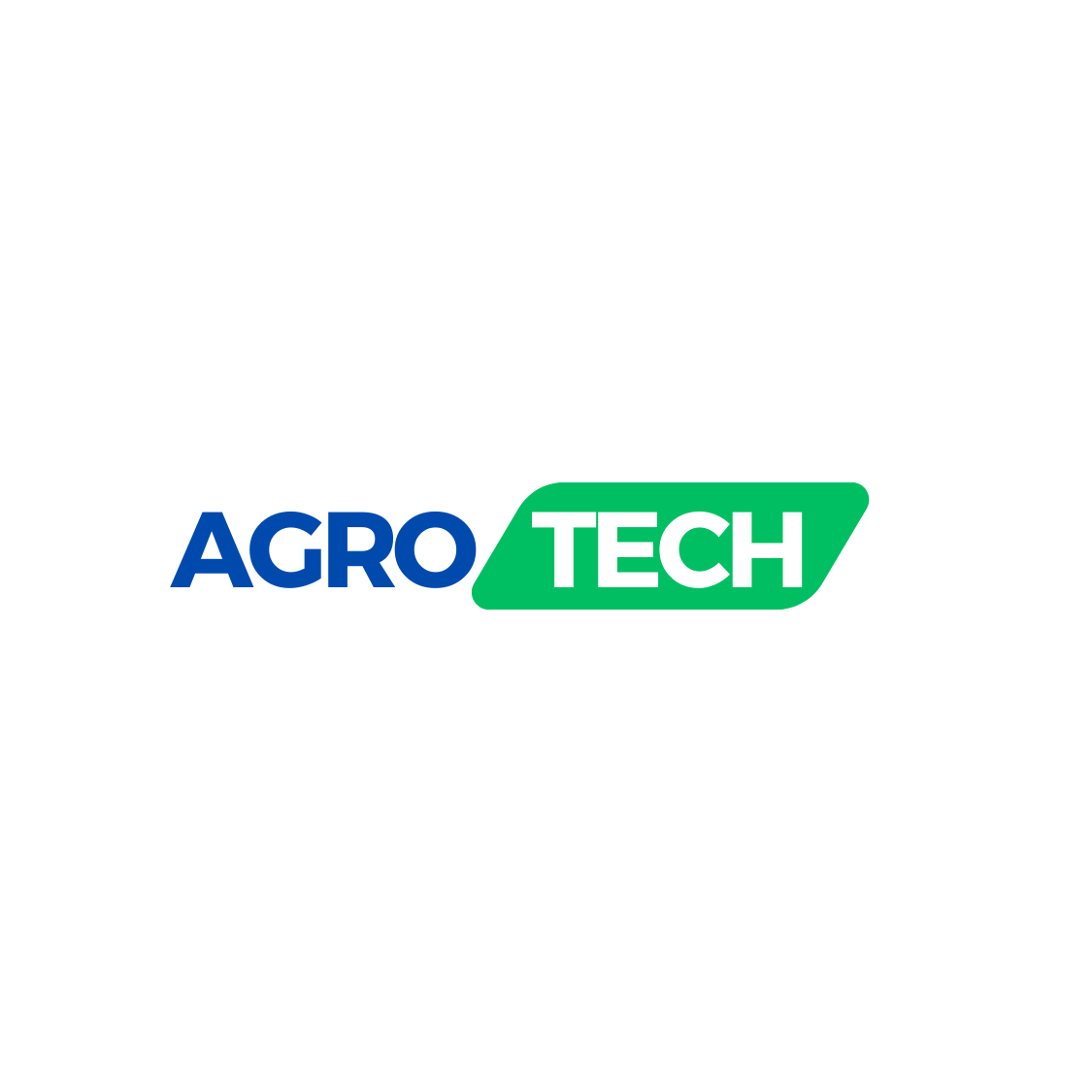 Black and White Monogram Business Logo – AGROTECH